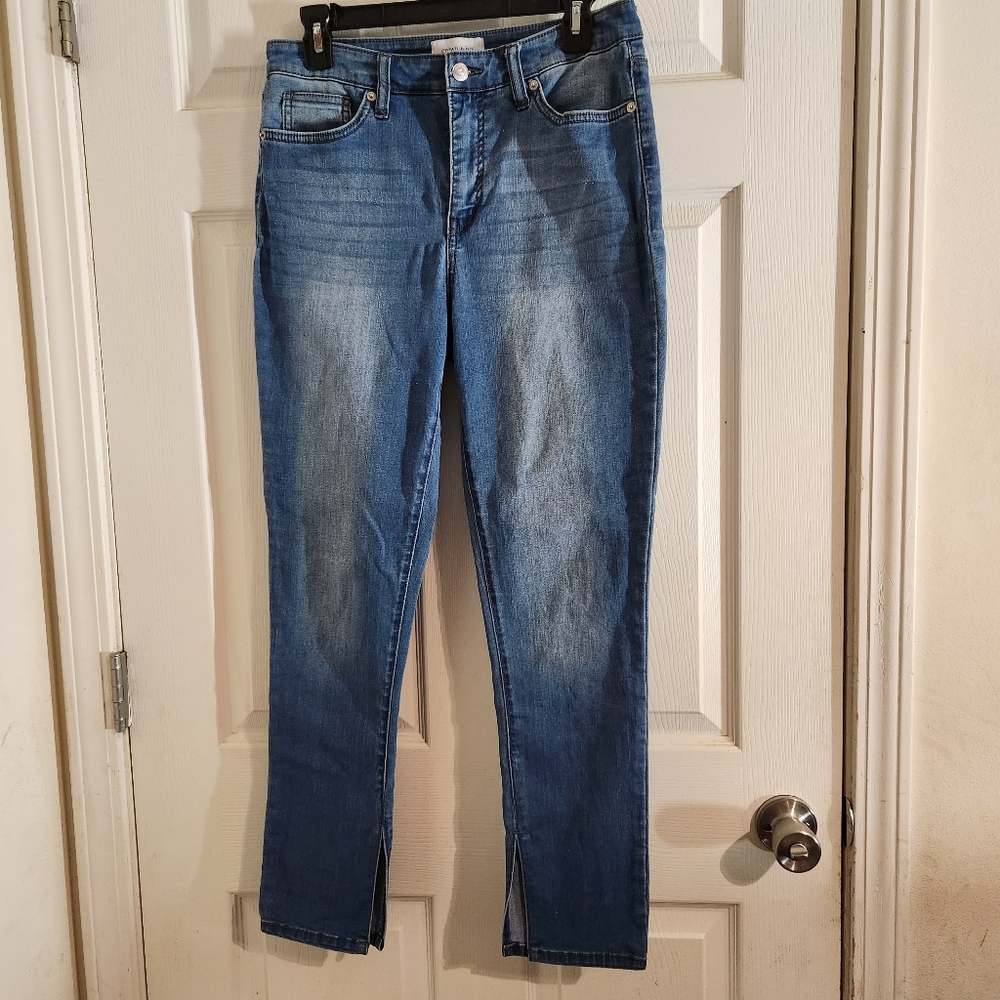Crown & Ivy high rise skinny ankle jeans